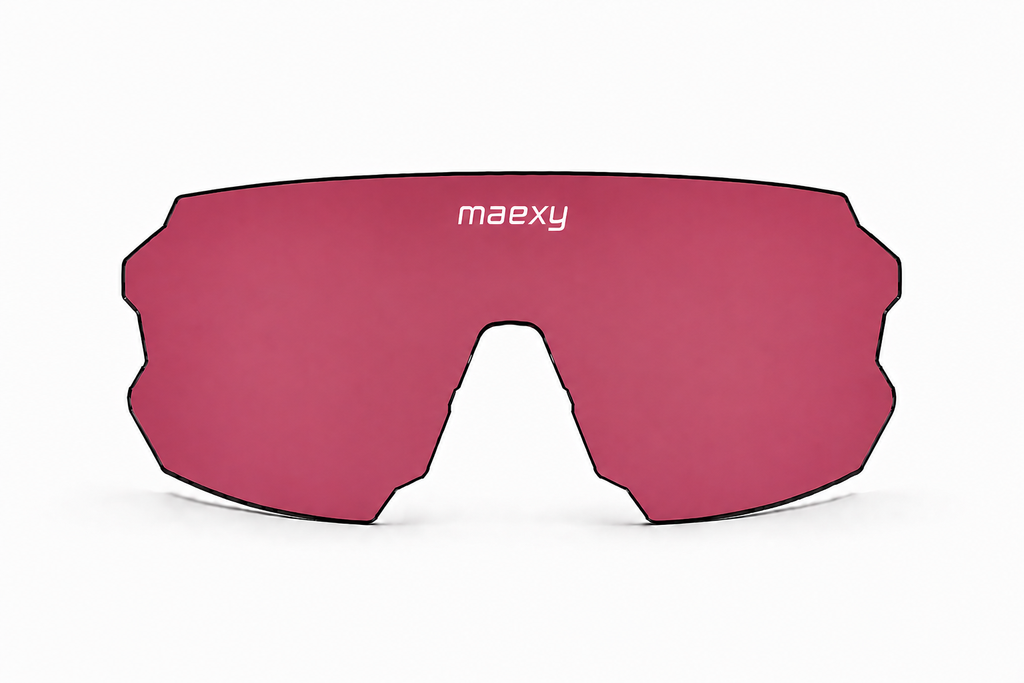 [EW-SP-PC-LEN-ROS-INTC-001] Maexy® Shift | Eyewear | Sports | PC-Lens  | CAT. 2 | Rose | Anti Fog | Interchange | Replacement Lens
