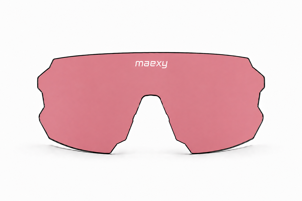 [EW-SP-PC-LEN-ROS-INTC-002] Maexy® Shift | Eyewear | Sports | PC-Lens  | CAT. 1 | Rose | Anti Fog | Interchange | Replacement Lens