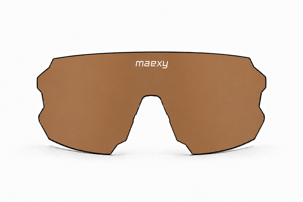 [EW-SP-PC-LEN-BRO-INTC-001] Maexy® Shift | Eyewear | Sports | PC-Lens  | CAT. 3 | Brown | Anti Fog | Interchange | Replacement Lens